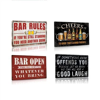 Винтаге Бар Пуб Фунни Сигнс